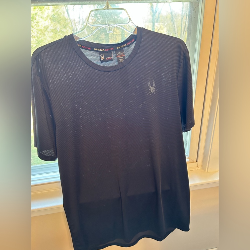 Spyder Men's Black Active Shirt
